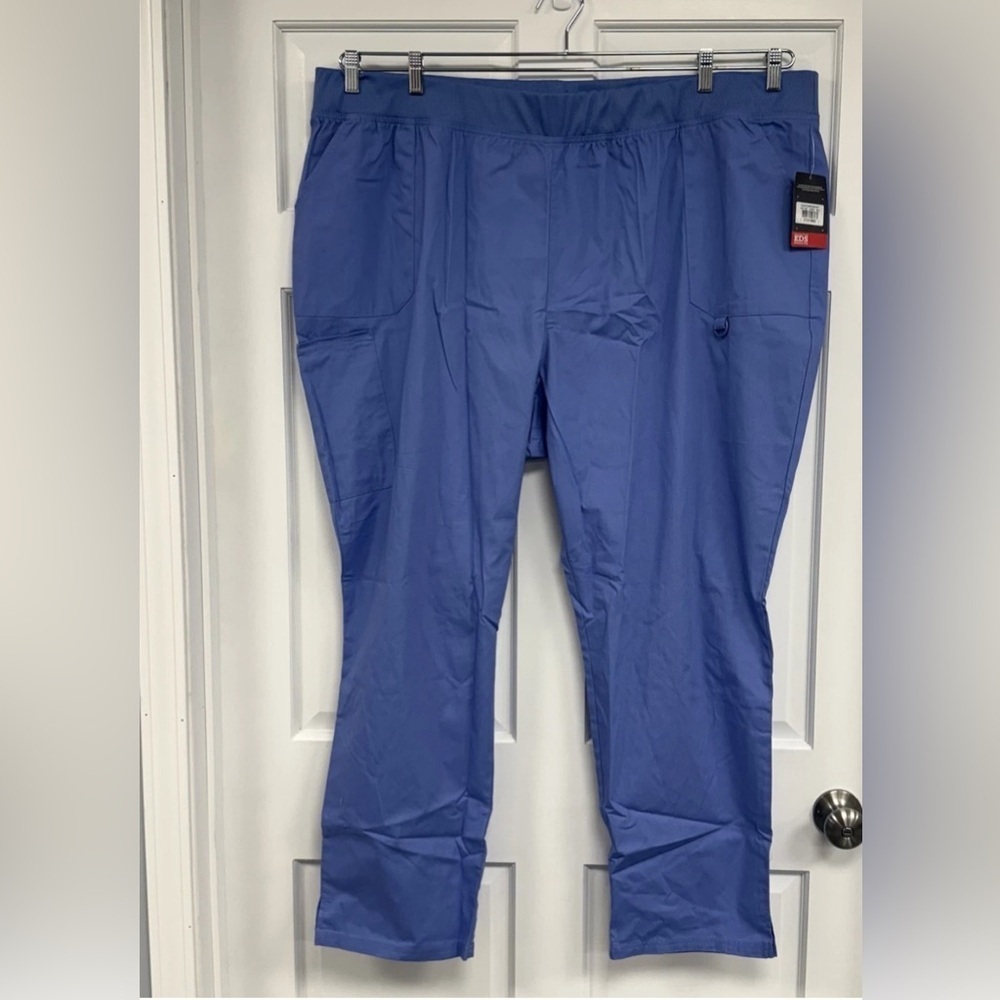 NWT Dickies EDS Scrub Pants 5X Ciel Blue Everyday Signature Scrubs Pull On